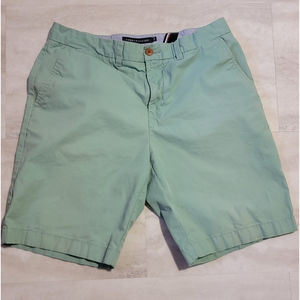 Tommy Hilfiger Mens Classic Fit Green Chino Shorts Size 33
